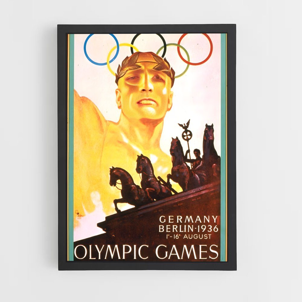 Poster Jeux Olympiques Berlin 1936 (vue 2)